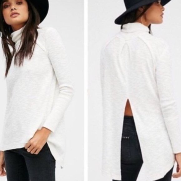 Free People Tops - Free People White Open Back Top